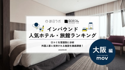 【独自調査】2026年最新：外国人に人気のホテル・旅館ランキング［大阪編］1位は「プラザオーサカ」！| インバウンド人気ホテル・旅館ランキング　#インバウンド #MEO