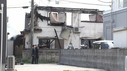 「家が火事に」住宅全焼し焼け跡から1人の遺体　親子2人暮らし　80代母親と連絡取れず　さいたま市