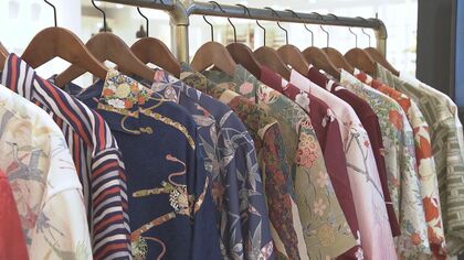 最終価格 大正時代のヴィンテージ着物で仕立てたシルクのアロハシャツ