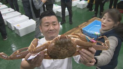 ズワイガニ解禁！】450万円の「輝」誕生 能登半島地震の被災地・珠洲発
