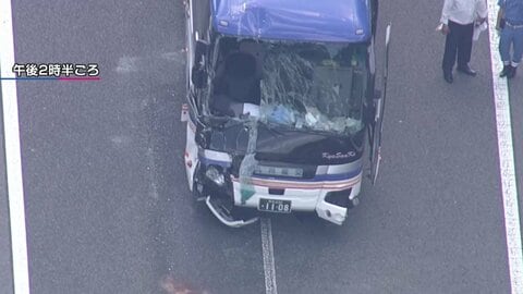 大型観光バス2台と車3台が絡む事故　16人搬送へ　大分・湯布院町の大分自動車道下り線