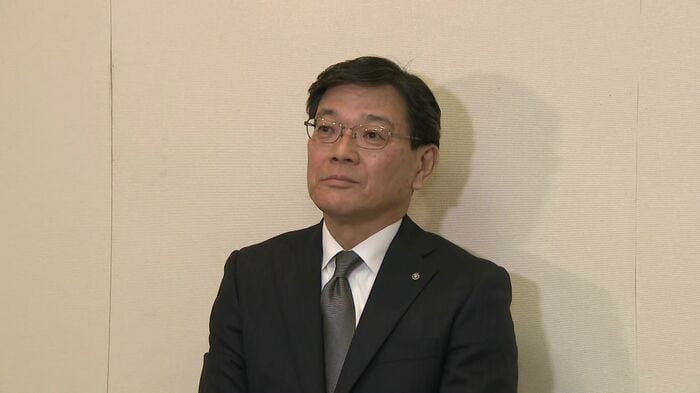 「苦渋の決断」と語る大石村長