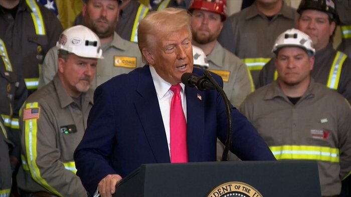 トランプ大統領は8日「関税で1日あたり20億ドルの収入を得ている」と関税の効果を主張したが…