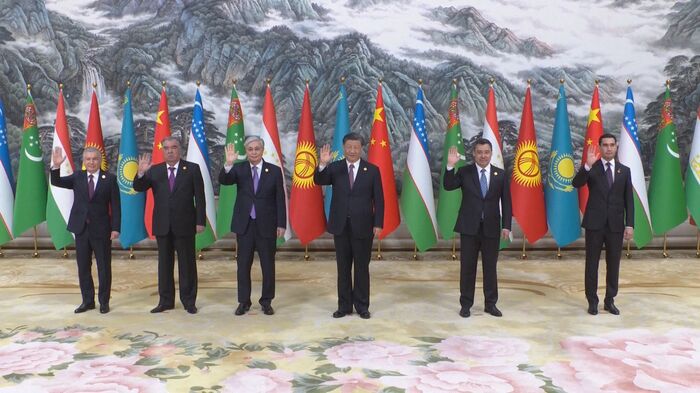 G7広島サミットと同時期に行われた「中国・中央アジアサミット」(5月19日)