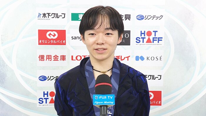 表彰台後、今の気持ちは「うれしくて悔しい」