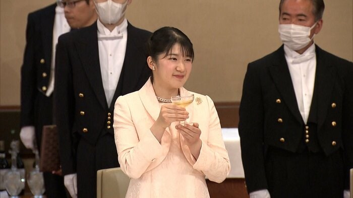 3月には宮中晩餐会に初めて出席された