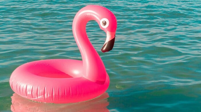 フロートは流されやすいので注意(画像はイメージ)