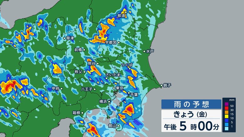 線状降水帯発生 千葉県内6市以上で8月の観測史上1位の大雨 今後わずかな雨でも災害発生のおそれ 週末もゲリラ雷雨に注意|FNNプライムオンライン