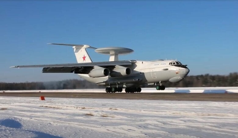 ロシア航空宇宙軍A-50U空中早期警戒（管制）機(ロシア国防省公式映像)