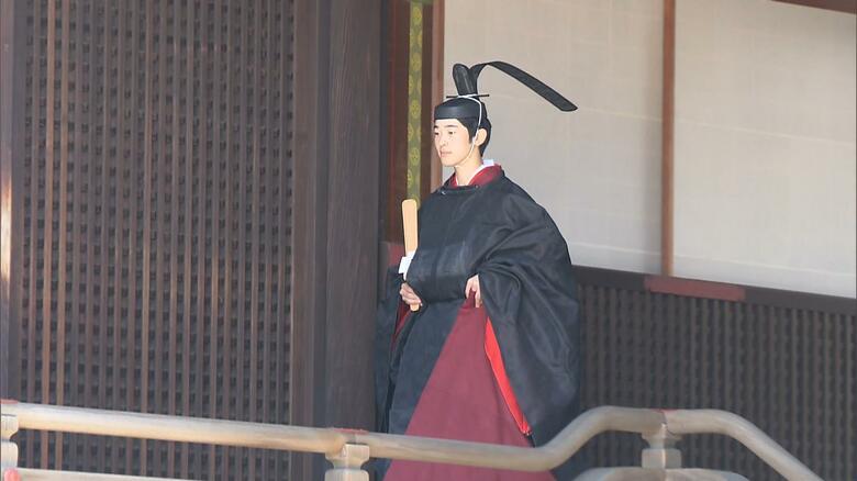 『賢所皇霊殿神殿に謁するの儀』（皇居・宮中三殿）