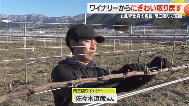 南三陸ワイナリーを設立した佐々木道彦さん