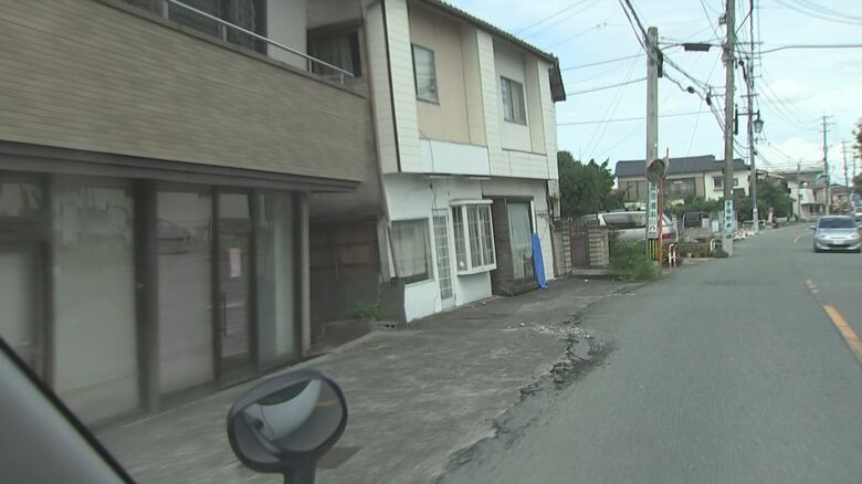 能登半島地震で液状化被害を受けた新潟市（2024年1月）