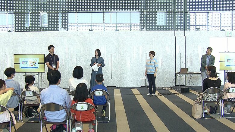 18人の小学生たちが、フジテレビ「アナトレ」に参加した（5日 東京･台場）