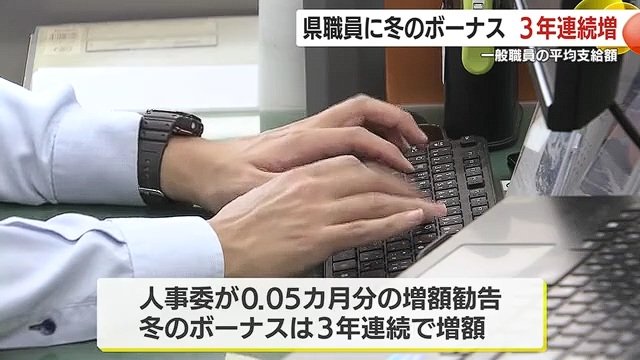 3年連続の増額に喜びの声も