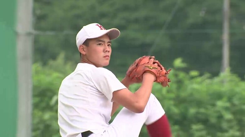 左のエース・宇部奨人投手（3年）