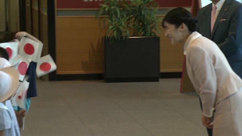 佐賀県を訪問された愛子さま