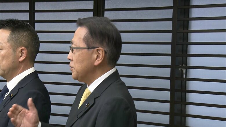 知事に苦言を呈す公明党県議団・蓮池章平 団長（1月11日）