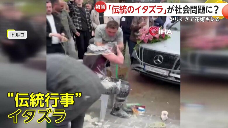トルコの一部地域で行われている伝統行事