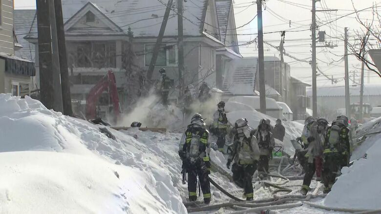 地域一帯に爆発の被害が広がった