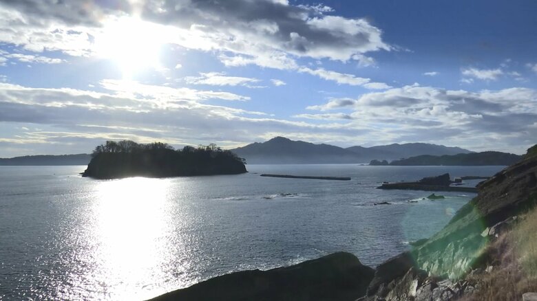 養殖業も盛んな三陸の海