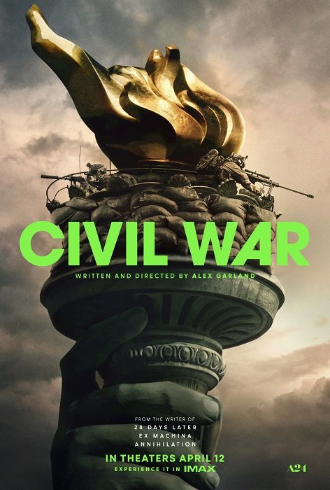 映画「Civil War」の予告ビジュアル