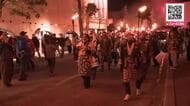 【国の天然記念物の保護を】「まりも祭り」開催…絶滅の危機に瀕した“阿寒湖のマリモ”守る願い込めてアイヌ民族が儀式＿温泉街を練り歩くたいまつ行進には約350人が参加『伝統舞踊』も披露〈北海道釧路市〉