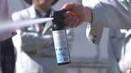 住民らがクマ対策学ぶ、花火やクマスプレーの使用を体験　岩手県内で人身被害相次ぐ　