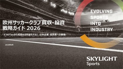 欧州主要サッカーリーグ15カ国の「投資環境・M&A」に特化した市場レポートを作成