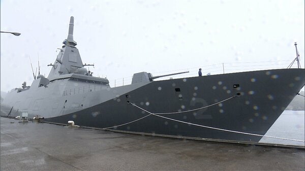 海自もがみ型護衛艦「くまの」報道公開 従来の6割弱の人数で運用