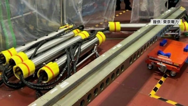 前回はパイプの順番を間違えるミスも(画像:東京電力)