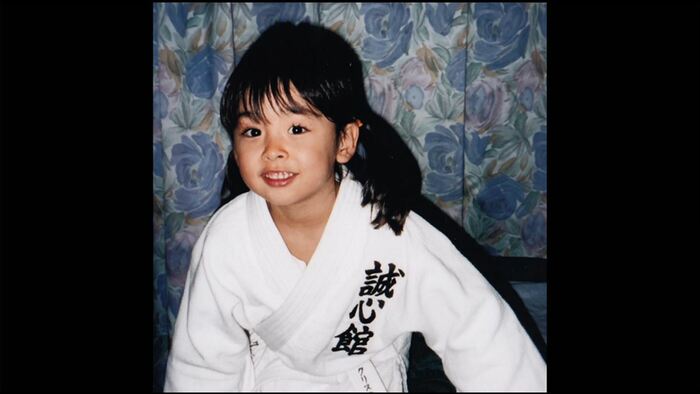 子どもの頃 提供:出口クリスタ選手