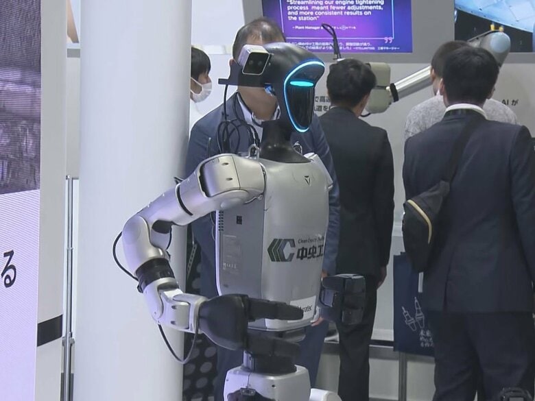 最先端のロボットなど紹介…『メカトロテックジャパン』工作機械など扱う524の企業と団体が出展しアピール｜FNNプライムオンライン