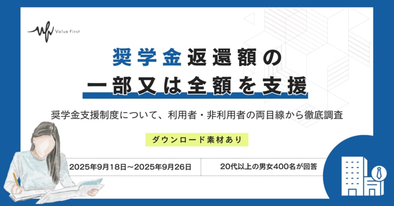【男女400名が回答】奨学金返済を支援してくれる企業がある！｜奨学金支援制度に関するアンケート結果