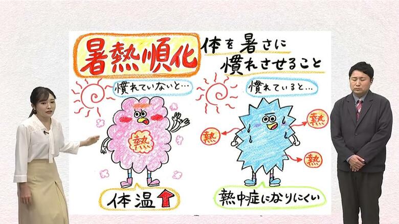 ”Let’sお天気フィットネス！”古山予報士が伝授する「暑熱順化」　汗を上手にかきながら熱中症を回避する方法とは｜FNNプライムオンライン
