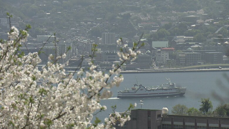 桜と港の景色を愛でながらの「桜御膳」　夜は長崎の夜景と桜のコラボレーションで贅沢な時間を｜FNNプライムオンライン