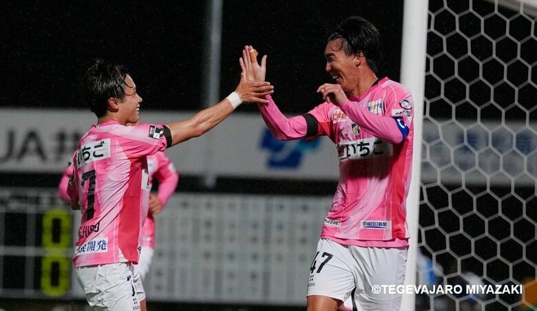 J2テゲバジャーロ宮崎 奥村晃司キャプテンが４戦連続ゴールも大宮に引き分け｜FNNプライムオンライン
