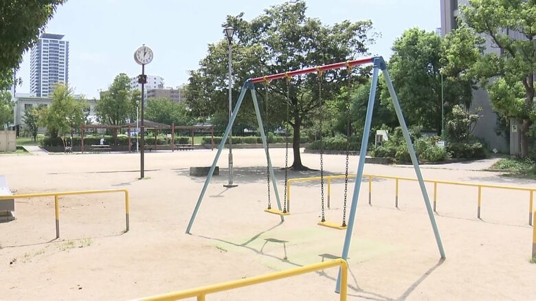 出産してすぐに遺体遺棄か…大阪・扇町公園に赤ちゃん遺体「土を掘って埋めた」23歳母親を逮捕｜FNNプライムオンライン