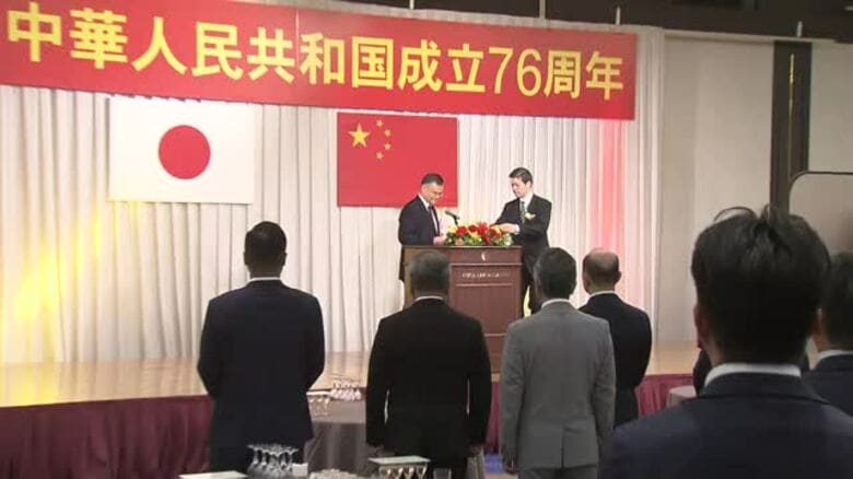 中国向け水産物の輸出再開時期は不透明…76周年式典で「一衣帯水の関係」に期待感滲ませ　｜FNNプライムオンライン