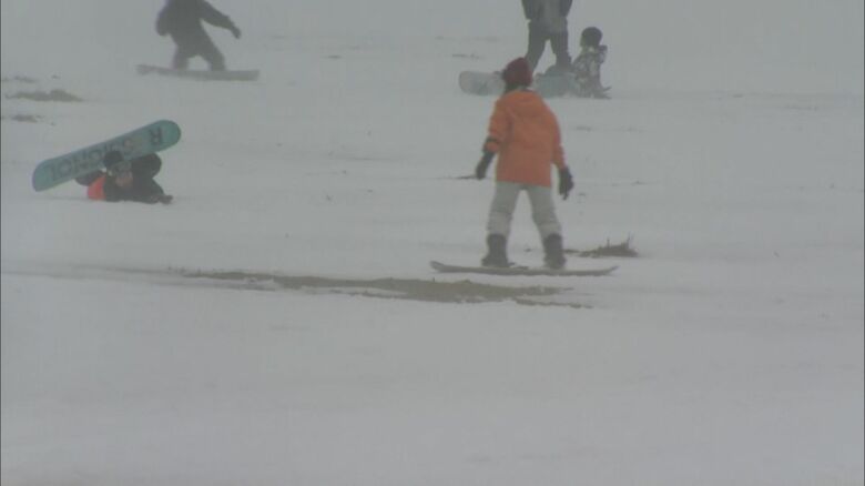 雪が解けスキー場からは悲鳴…東海3県は季節外れの暖かさ 名古屋で最高気温21.6度 食卓には嬉しい影響も｜FNNプライムオンライン