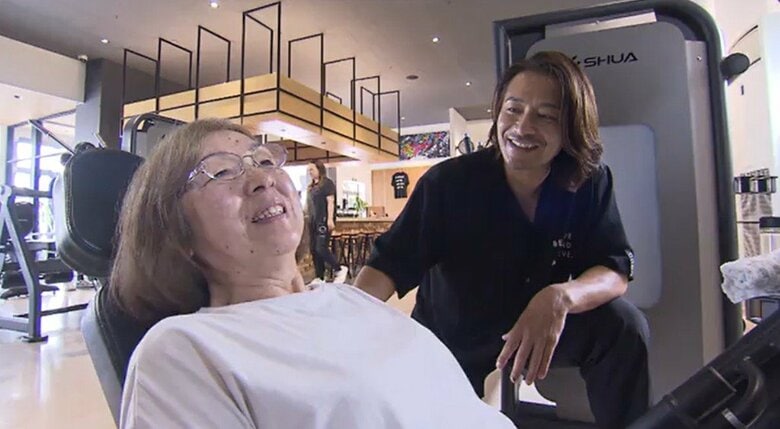後藤さんのジムには、これまで運動の経験がなかった人も通うように