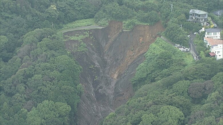 土石流の発生起点