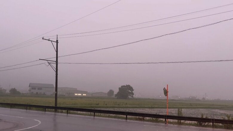 石川・中能登町　27日午前5時半