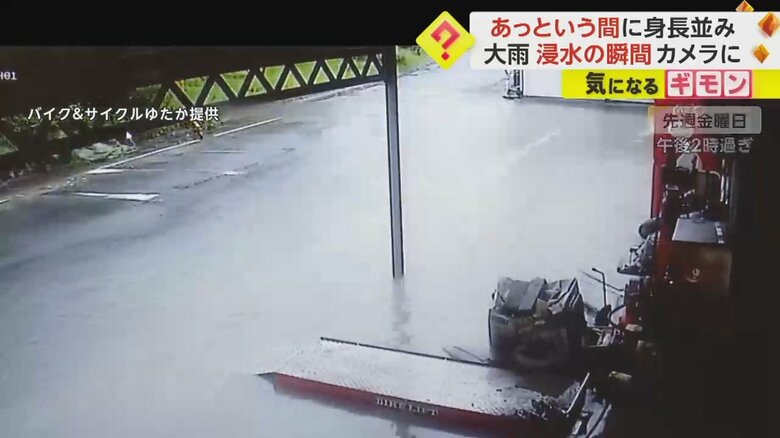 みるみる水位が上がり、一帯が水に浸かるまでの様子②