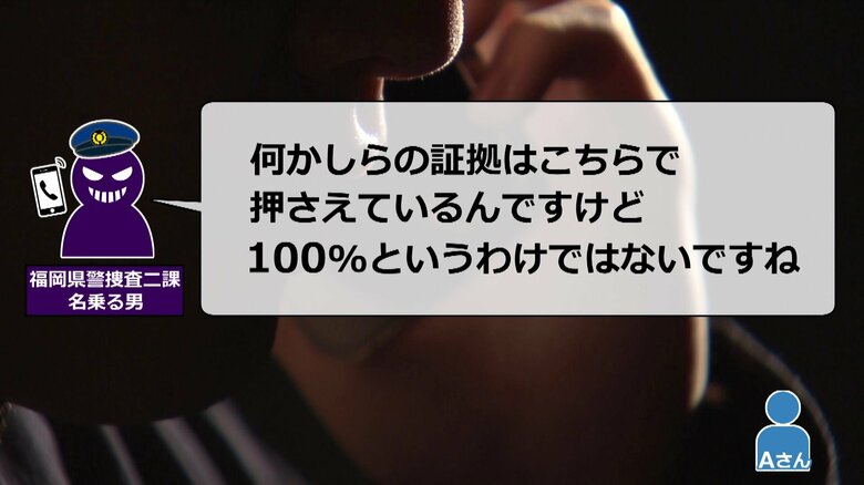 「何かしらの証拠はあるが100％ではない」という意味不明な説明