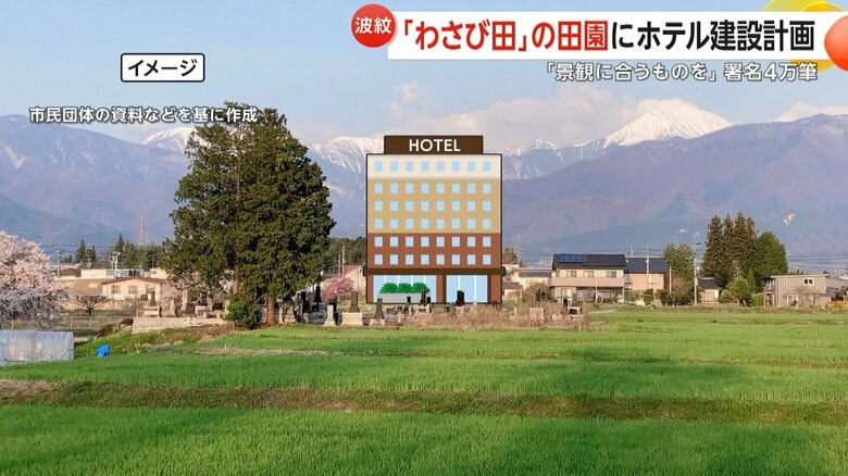 地上7階・高さ28mのホテル建設計画が浮上（長野・安曇野市）