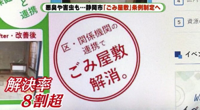 足立区はゴミ屋敷問題8割の解決率を誇る