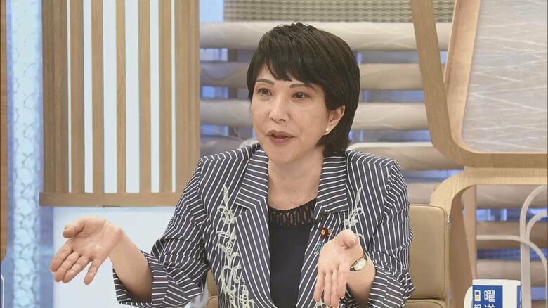 「日曜報道 THE PRIME」に出演した高市早苗前総務相（9月12日）