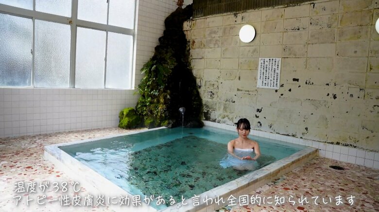ぬるめのお湯　じっくり浸かるのがポイント