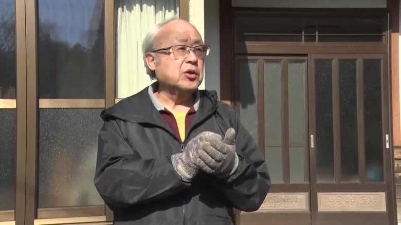 所有する森林が被災した古内嘉典さん（67）