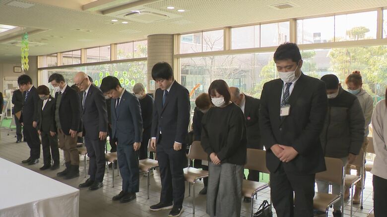 三条市で行われた追悼式典